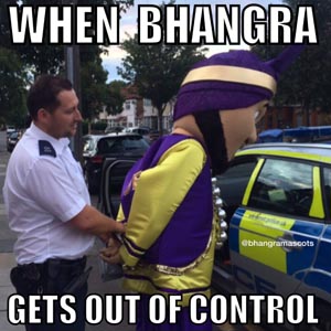 Bhangra Mascots Meme - Jeet Gets Arrested