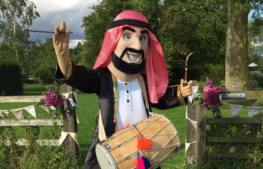 The Sheikh Mascot - Dhol Player